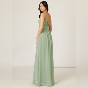 NWT Azazie Blake in Dusty Sage